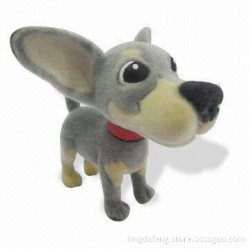 Long-ears Dog, PVC Flocking, Any Design, Color, Logo Printing and Amount Accepted